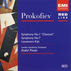 Prokofiev: Symphonies 1 & 7, Suite from Lieutenant Kijé by André Previn
