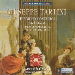 Tartini, G.: Violin Concertos, Vol. 4 (L'Arte Dell'Arco) - D. 4, 56, 63, 75 by L'Arte dell'Arco