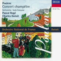 Poulenc: Concert champêtre/Suite française/Sinfonietta etc. by Pascal Rogé