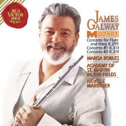 Mozart: Flute Concertos K. 313 & K. 314 and Concerto for Flute and Harp, K. 299 by James Galway
