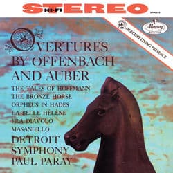 Overtures by Offenbach & Auber (Paul Paray: The Mercury Masters II, Volume 11) by Detroit Symphony Orchestra