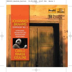 Brahms: Symphony No. 1 in C Minor, Op. 68 by Bavarian Radio Symphony Orchestra