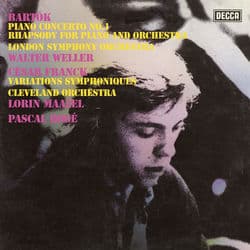 Bartok: Piano Concerto No. 1; Rhapsody / Franck: Variations symphoniques by Pascal Rogé