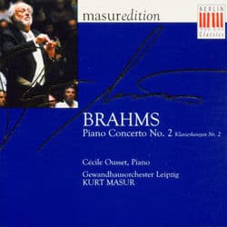 Brahms: Piano Concerto No. 2 by Kurt Masur