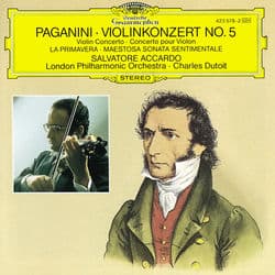 Paganini: Violin Concerto No.5; La Primavera; Maestosa Sonata sentimentale by Salvatore Accardo