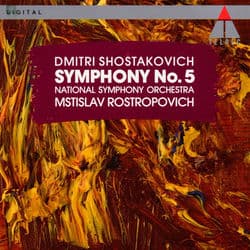 Shostakovich: Symphony No. 5 by Mstislav Rostropovich