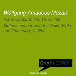 Green Edition - Mozart: Piano Concerto No. 15, K. 450 & Sinfonia concertante for Violin, Viola and Orchestra, K. 364 by Peter Frankl