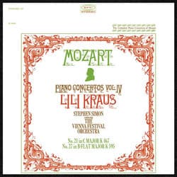 Mozart: Piano Concertos Nos. 21 & 27 by Lili Kraus