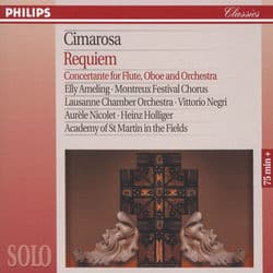 Cimarosa: Requiem; Concertante for Flute, Oboe & Orchestra by Elly Ameling