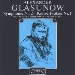 Glazunov: Symphony No. 2 in F-Sharp Minor, Op. 16 & Concert Waltz No. 1 in D Major, Op. 47 by Bamberger Symphoniker