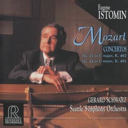 Mozart: Piano Concertos Nos. 21 & 24 by Eugene Istomin