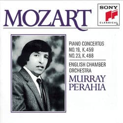 Mozart: Piano Concertos Nos. 19 & 23 by Murray Perahia