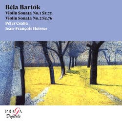 Béla Bartók: Violin Sonatas Nos. 1 & 2 by Peter Csaba