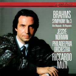 Brahms: Symphony No. 3; Alto Rhapsody by Riccardo Muti