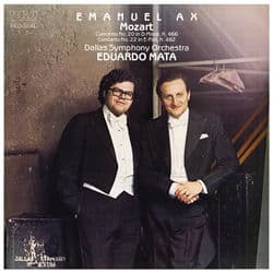 Mozart: Piano Concertos Nos. 20 & 22 by Emanuel Ax