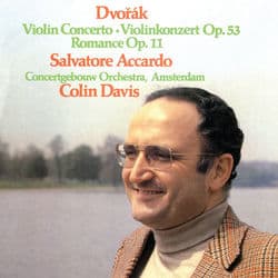 Dvořák: Violin Concerto; Romance by Salvatore Accardo