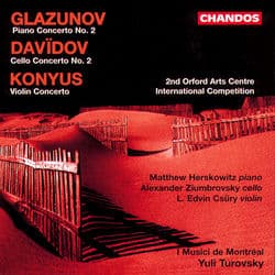 Glazunov, Davidov & Konyus: Concertos by Yuli Turovsky