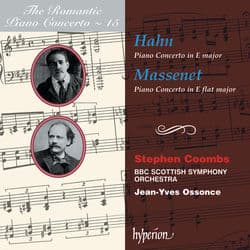 Hahn & Massenet: Piano Concertos (Hyperion Romantic Piano Concerto 15) by Stephen Coombs
