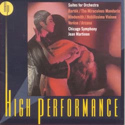 Bartók, Hindemith & Varèse: Suites for Orchestra by Jean Martinon