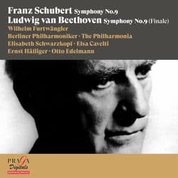 Franz Schubert: Symphony No. 9 - Ludwig van Beethoven: Symphony No. 9 (Finale) by Wilhelm Furtwängler