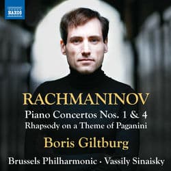Rachmaninov: Piano Concerto Nos. 1 & 4, Rhapsody on a Theme of Paganini by Boris Giltburg