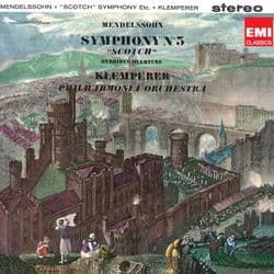 Mendelssohn: Symphony No. 3, Overture "The Hebrides" by Otto Klemperer