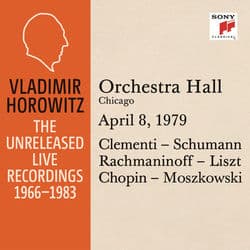Vladimir Horowitz in Recital at Orchestra Hall, Chicago, April 8, 1979 by Vladimir Horowitz