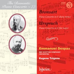 Bronsart & Urspruch: Piano Concertos (Hyperion Romantic Piano Concerto 77) by Emmanuel Despax