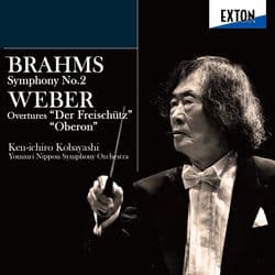 Brahms: Symphony No. 2, Weber: ''Der Freischutz'' Overture, ''Oberon'' Overture by KEN-ICHIRO KOBAYASHI