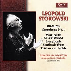 Brahms: Symphony No. 1 - Wagner: Symphonic Synthesis from Tristan Und Isolde by Philadelphia Orchestra